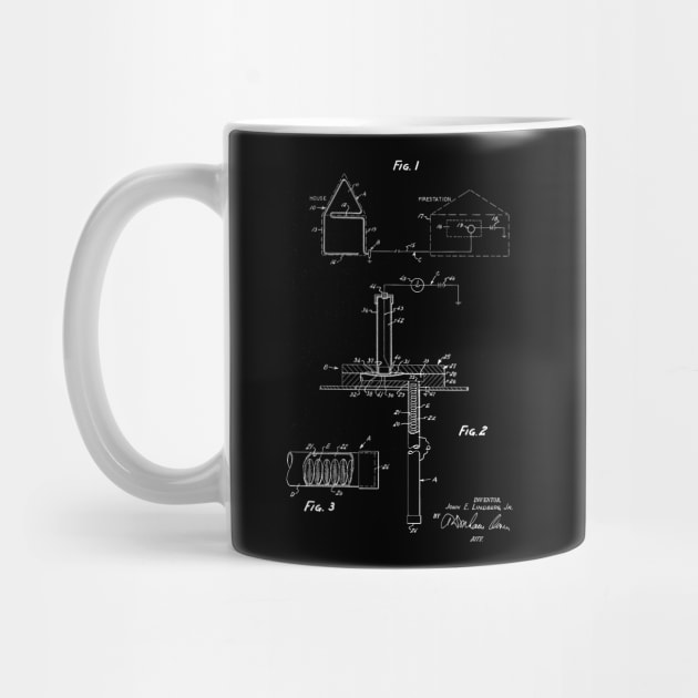 Heat Detecting Sensor Vintage Patent Hand Drawing by TheYoungDesigns